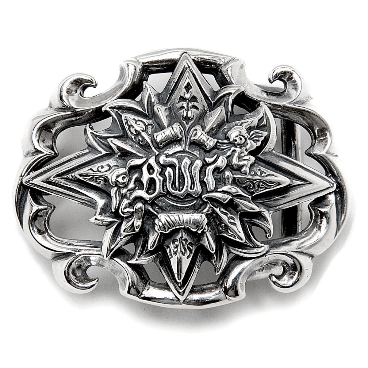 Silver BWL Nautical Star Buckle
