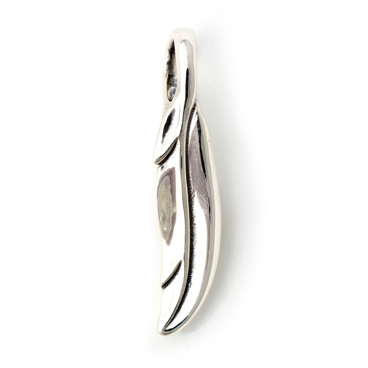 Smooth Feather Pendant (medium)