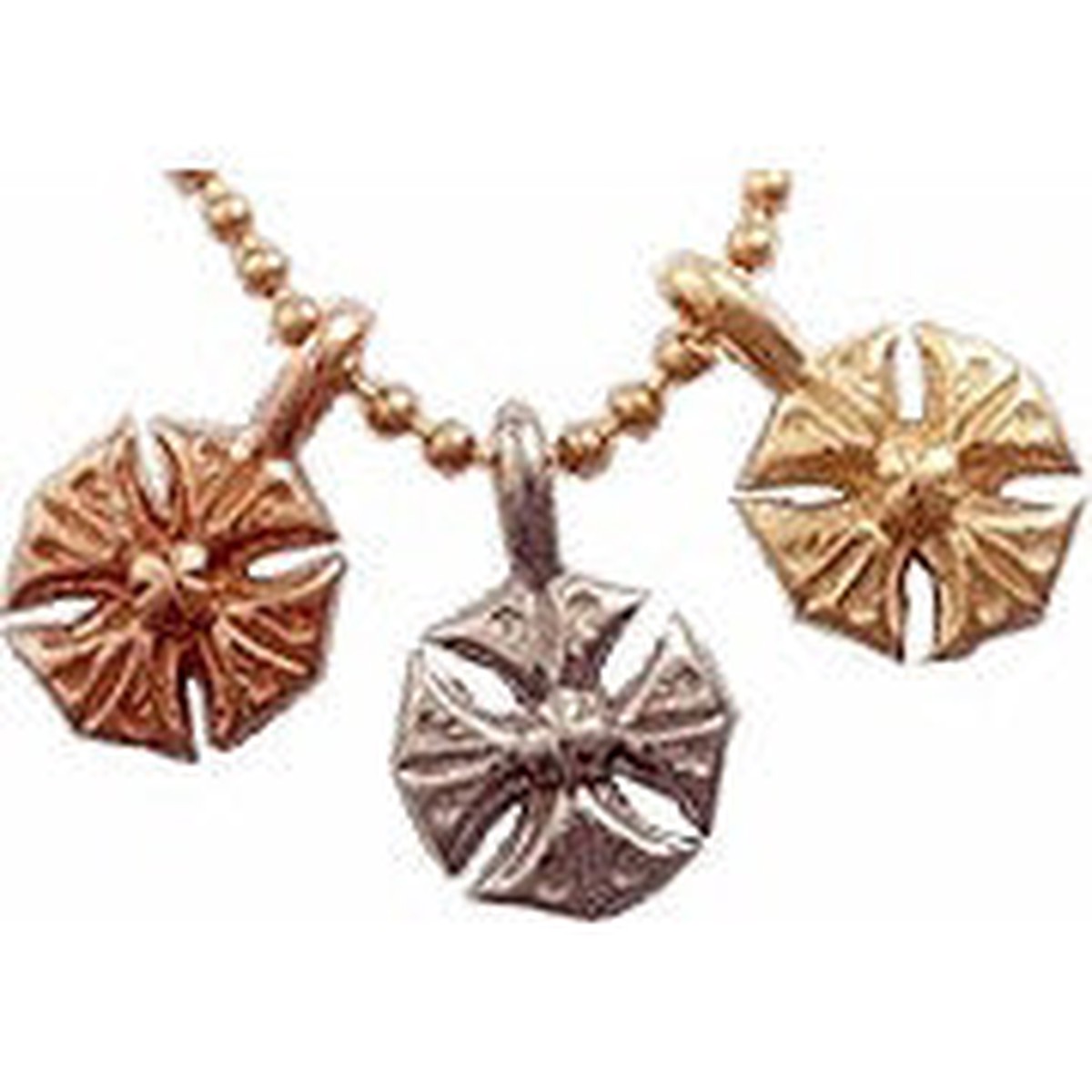 18k Gothic Cross Charm