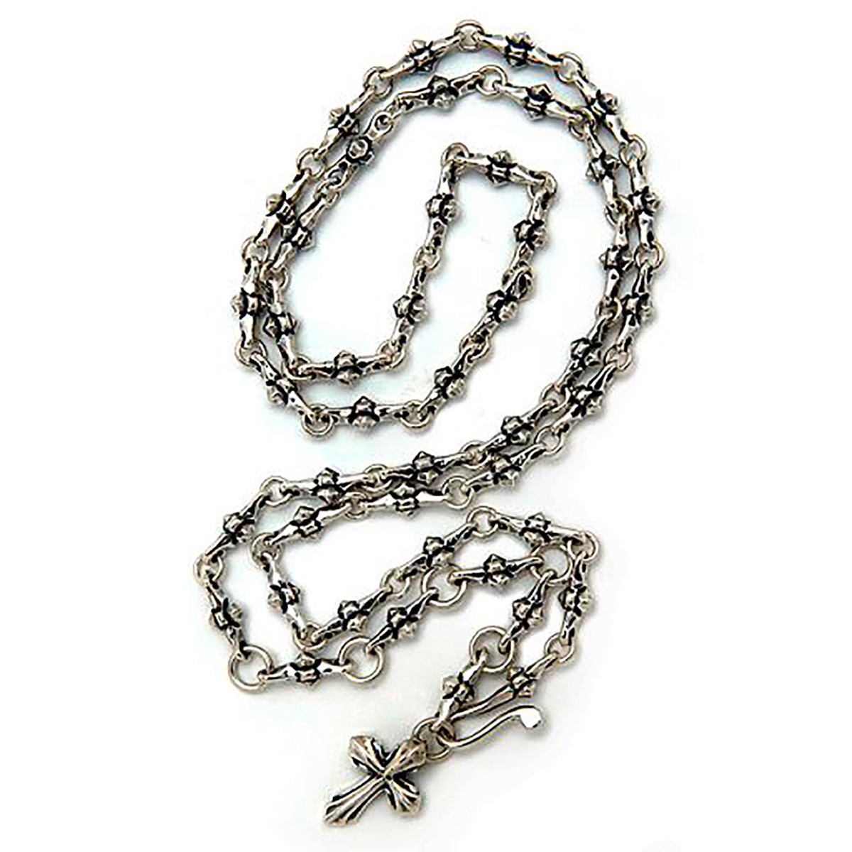 Small Cross Necklace with Cross Fob