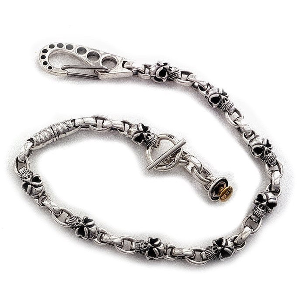 Half Skull Wallet Chain