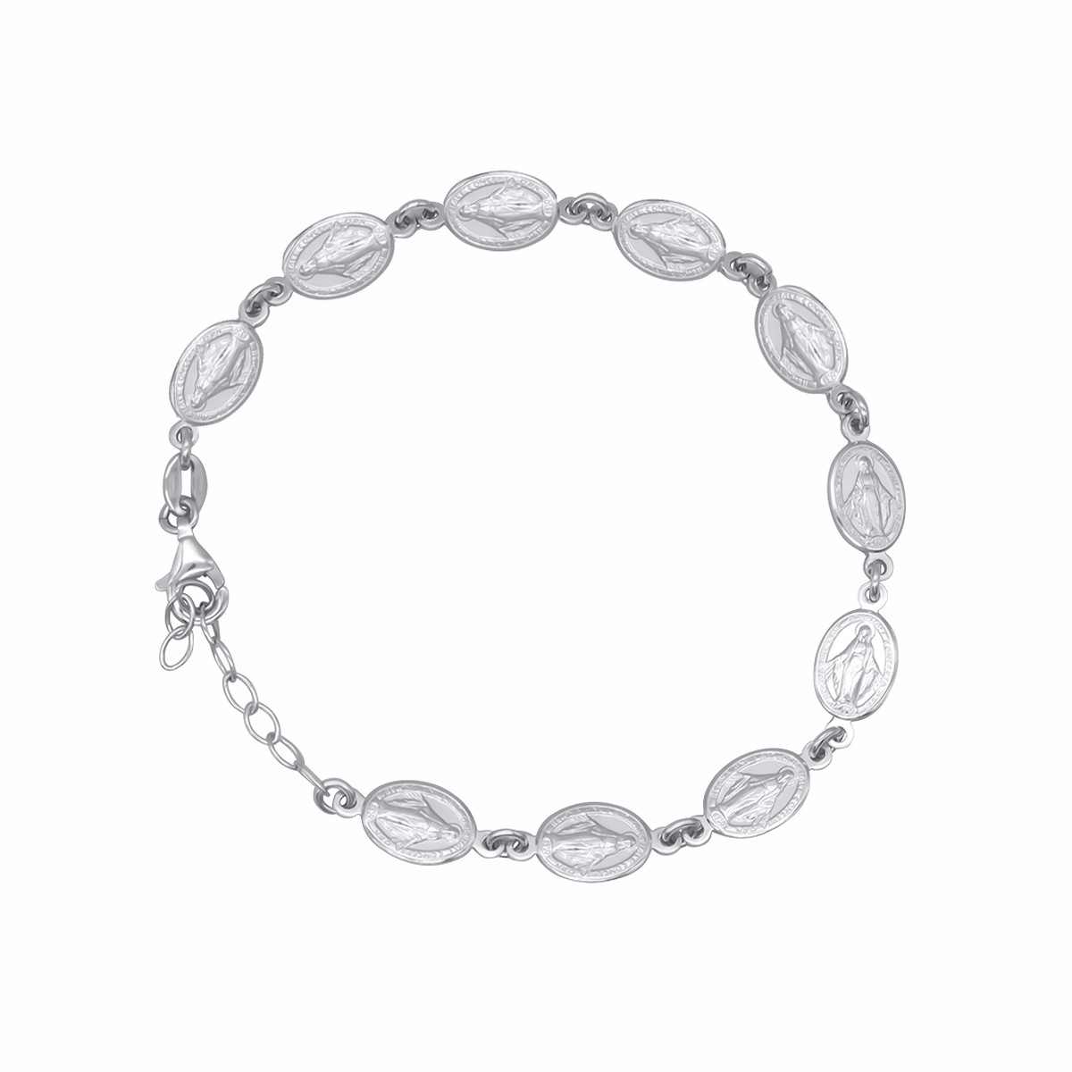 MIRACULOUS MEDALS BRACELET - SILVER