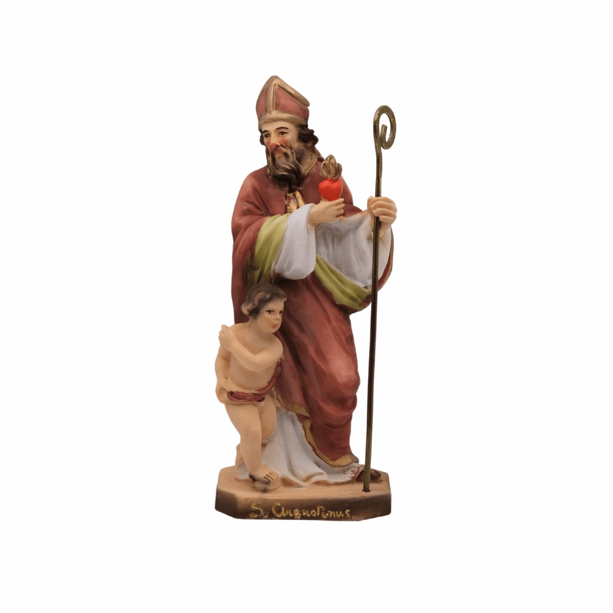 SAINT AUGUSTINE - RESIN - STATUE