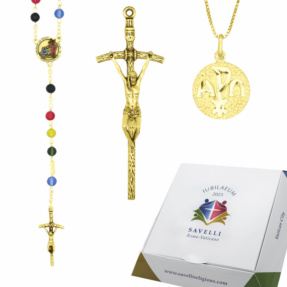 JUBILEE 2025 - CATHOLIC GIFT SET GOLDEN