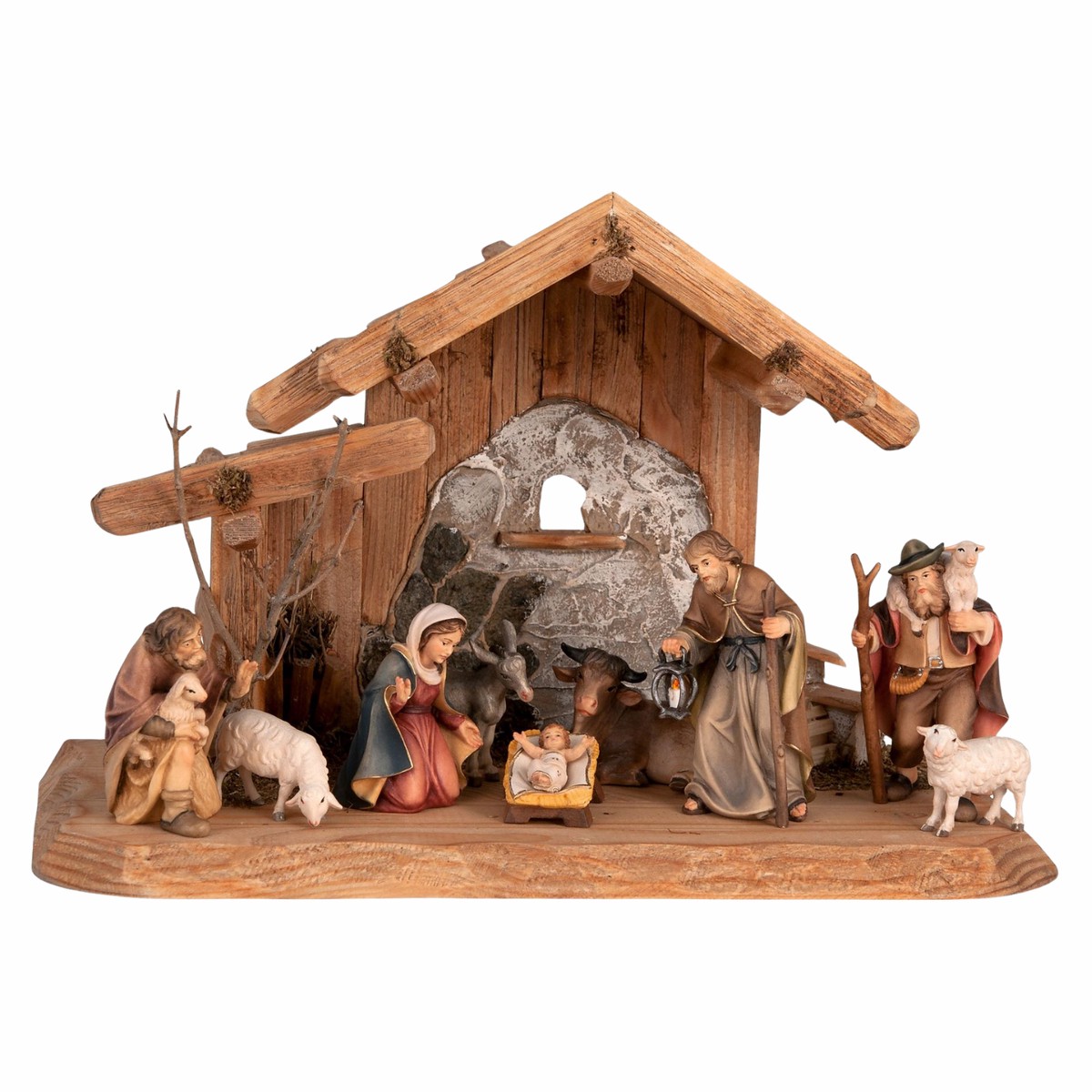 NATIVITY SCENE - CHRISTMAS - WOOD