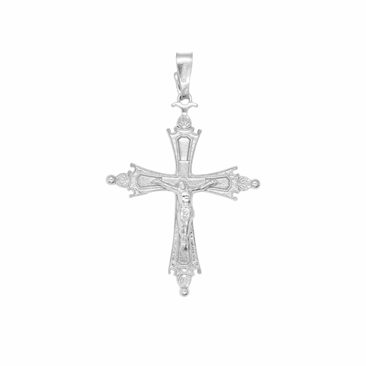 POPE LEO CRUCIFIX - PENDANT - SILVER