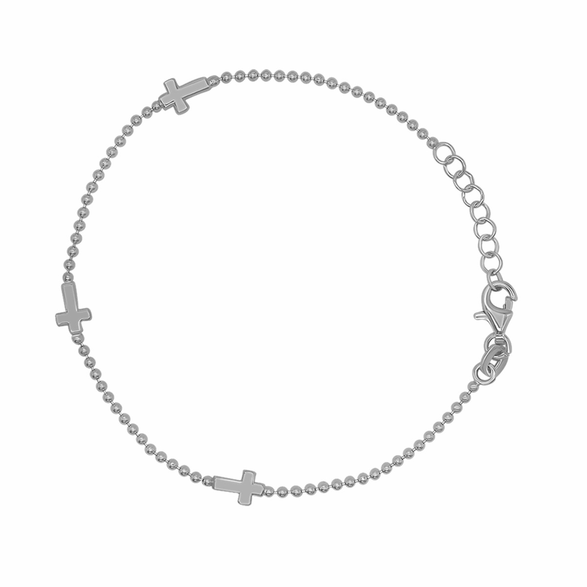 CROSS BRACELET - SILVER