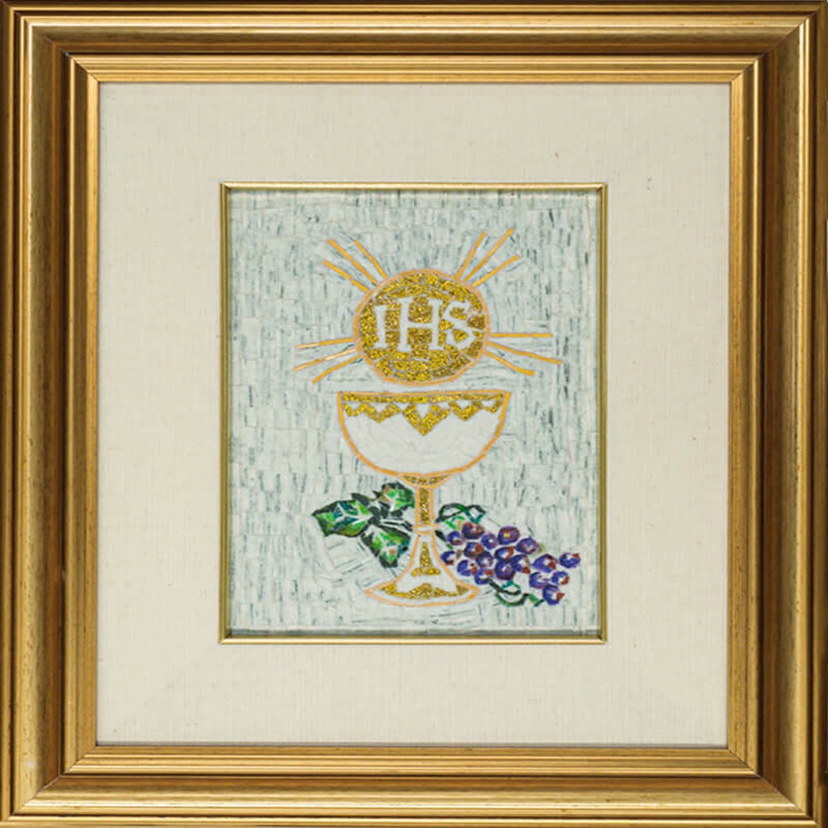 FIRST COMMUNION CHALICE - WHITE - MOSAIC