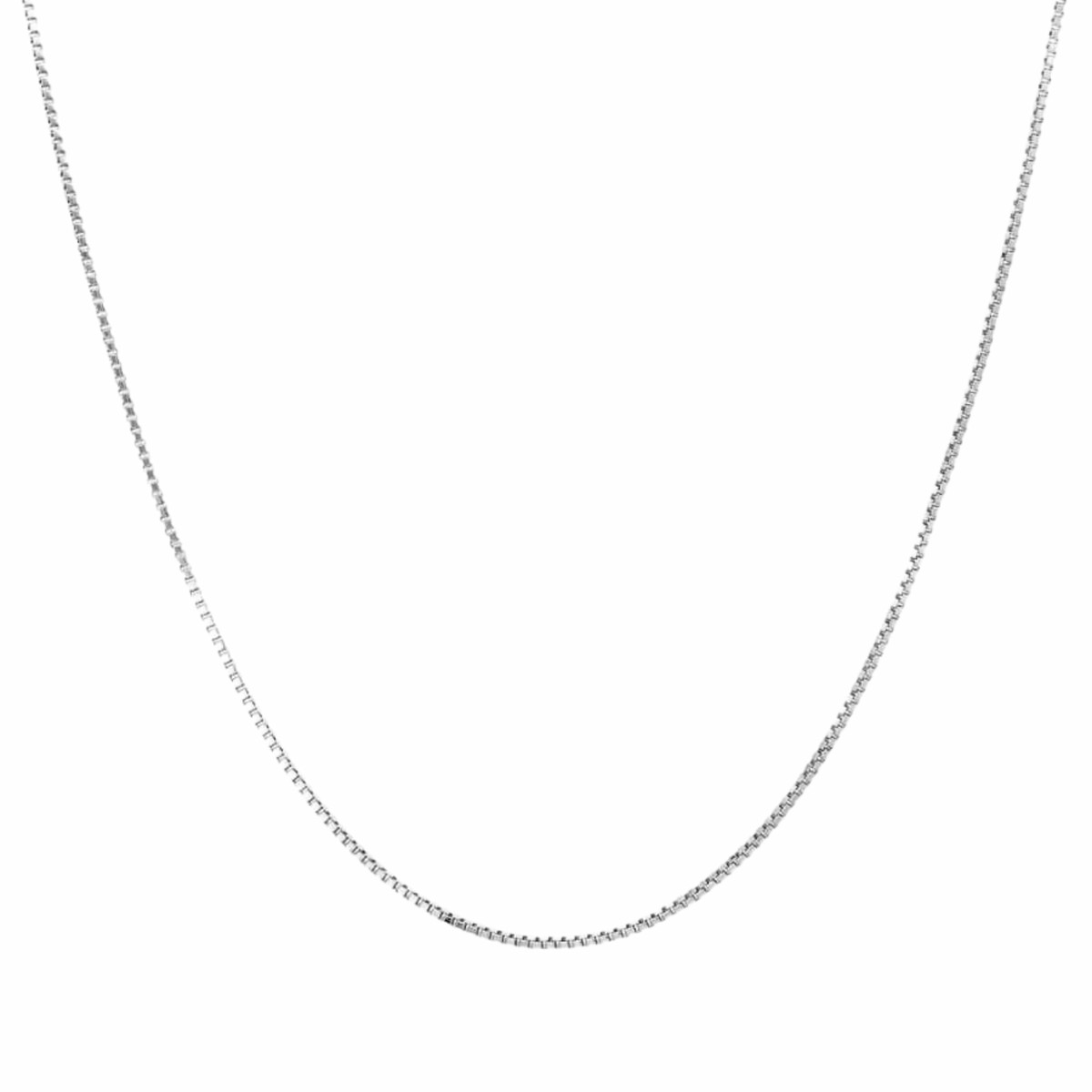 BOX - CHAIN - WHITE GOLD