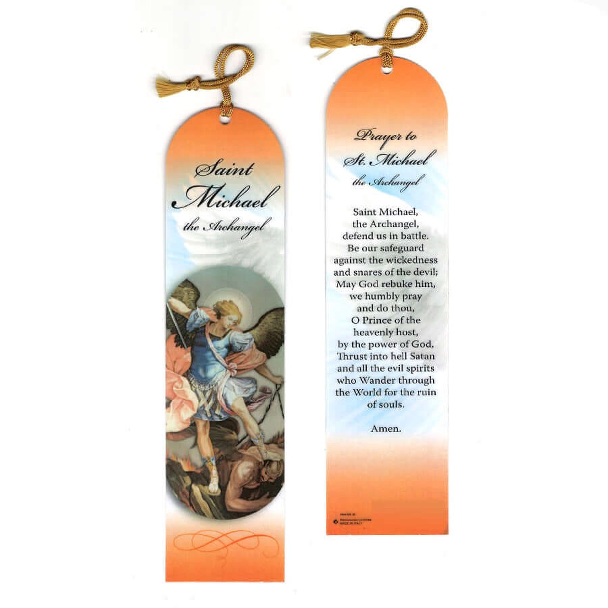 SAINT MICHAEL - BOOKMARK