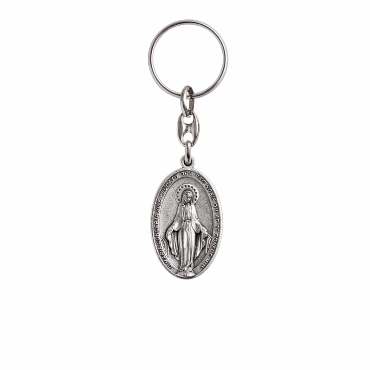 MIRACULOUS MEDAL - KEY RING - METAL