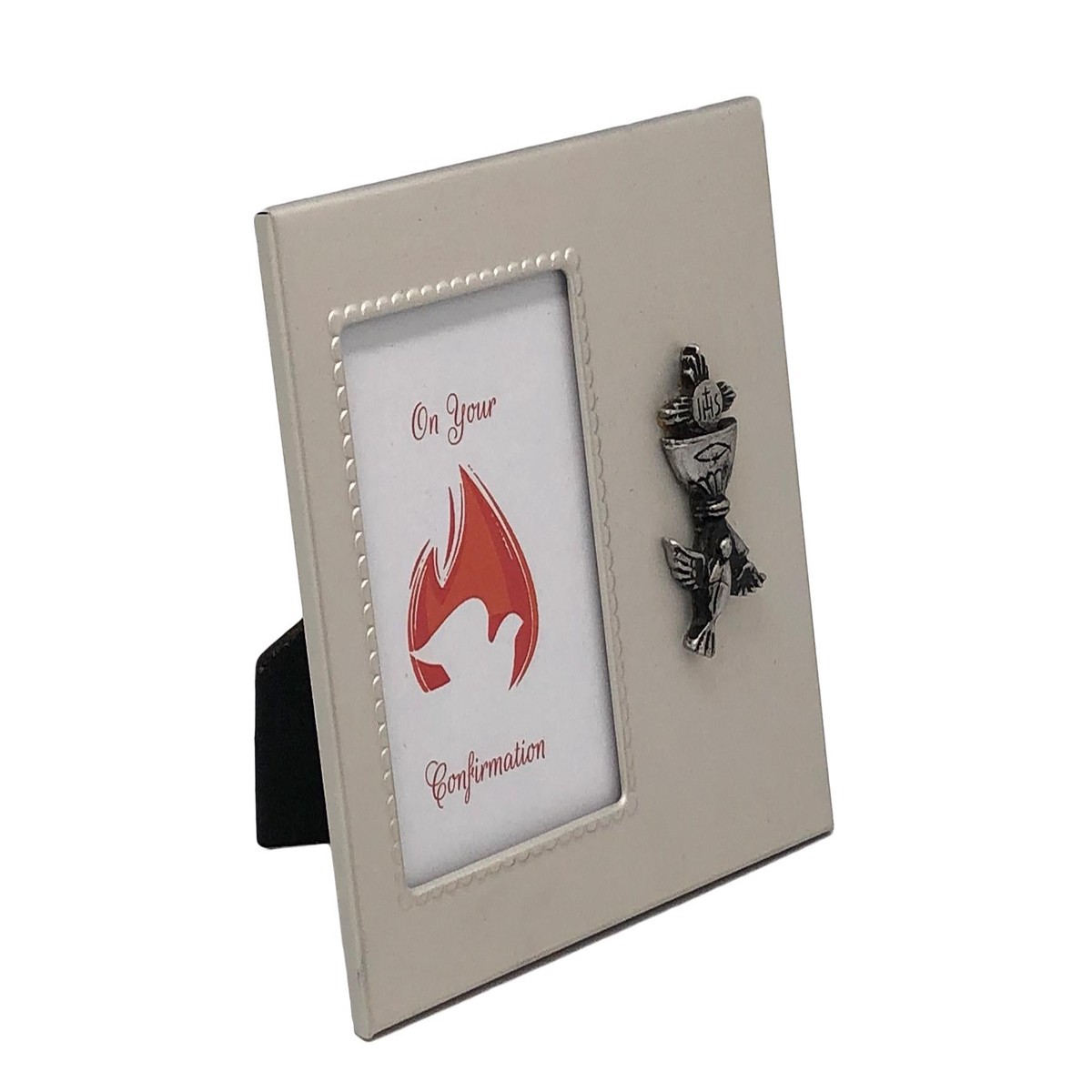 Confirmation Frame With Motif - White