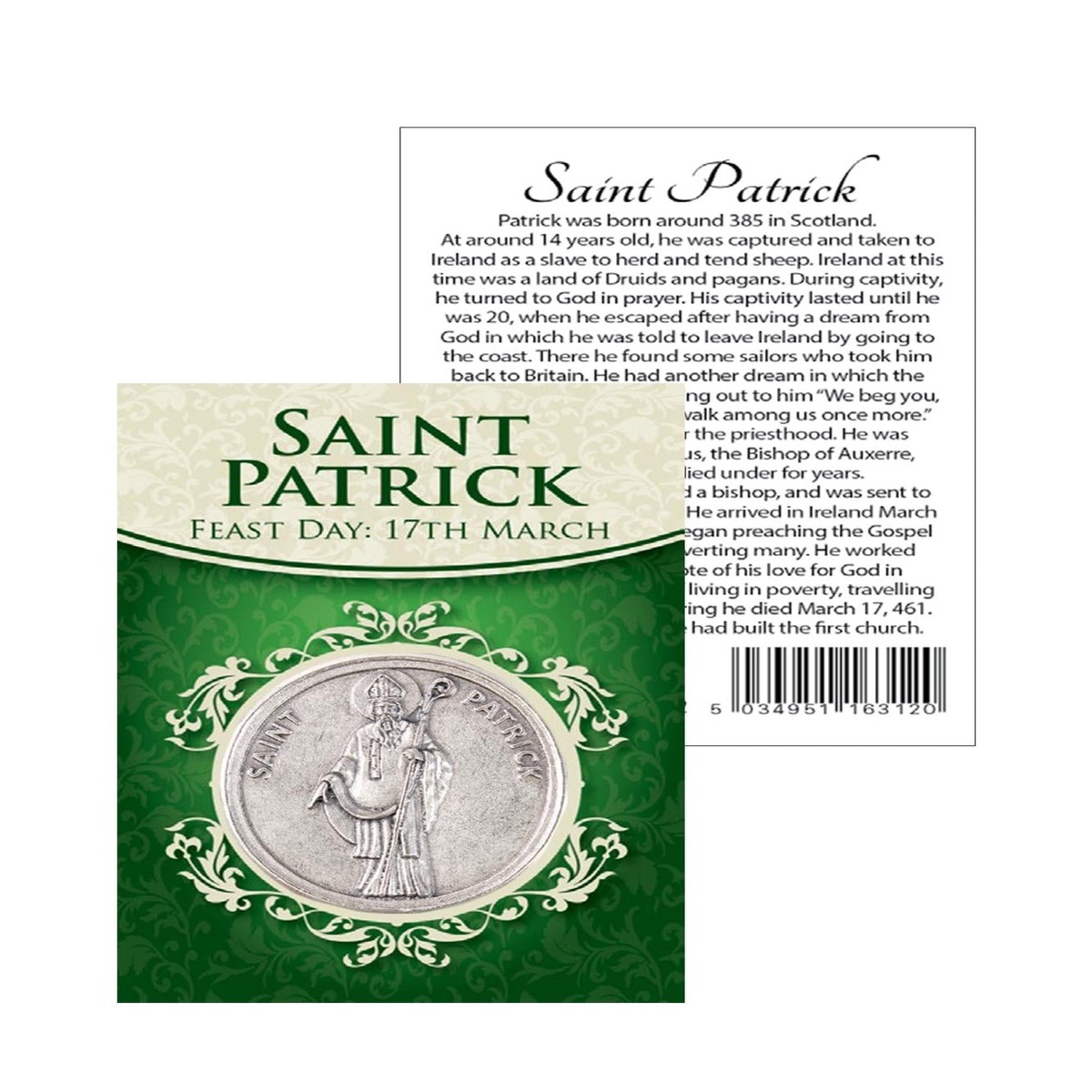 St. Patrick Pocket Token & Leaflet