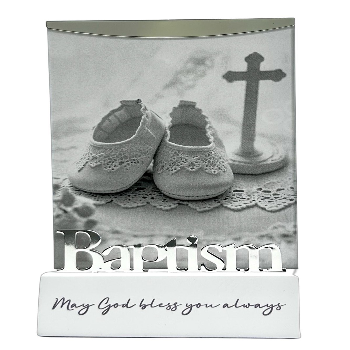 Baptism Frame With Wood Base