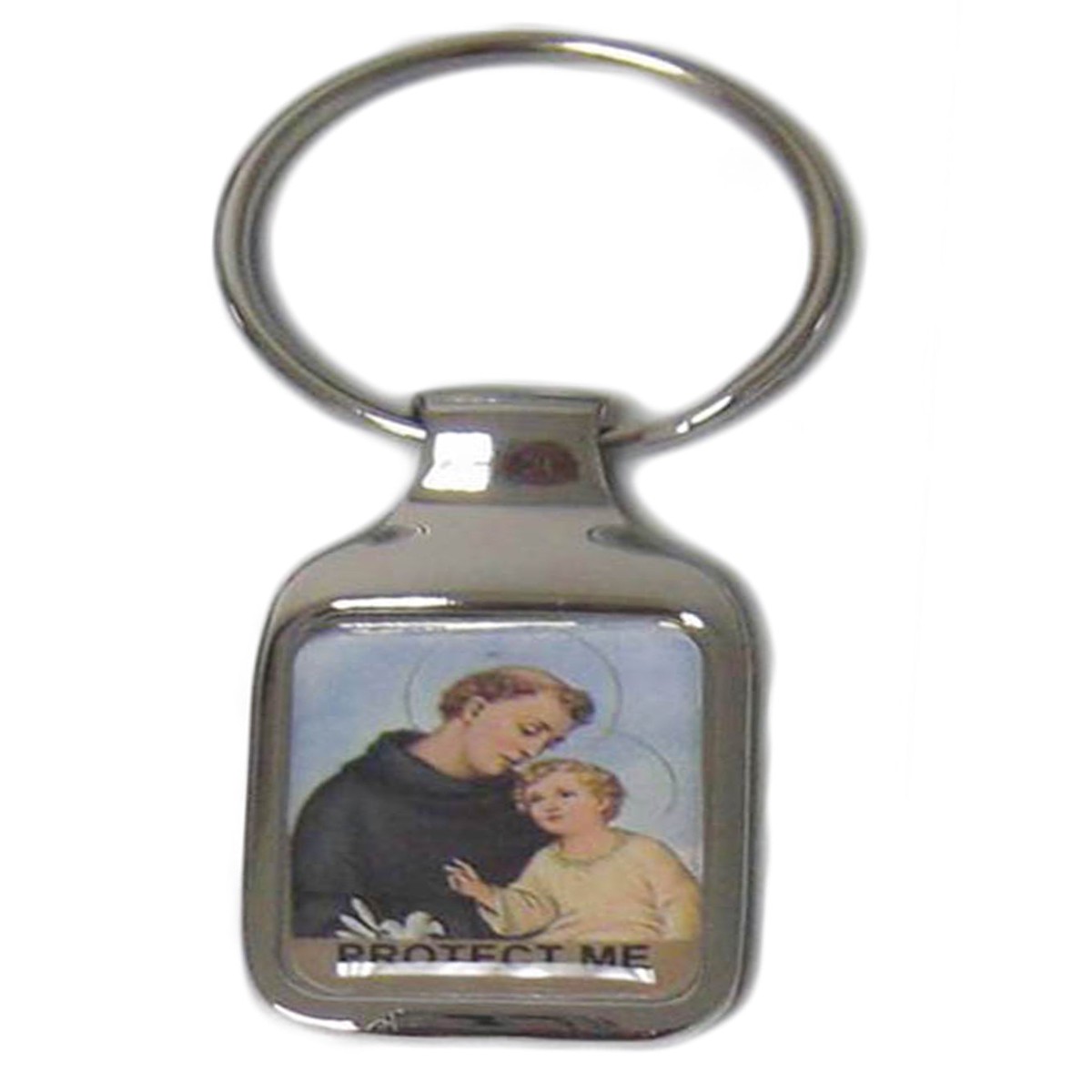 St. Anthony Keyring - Square