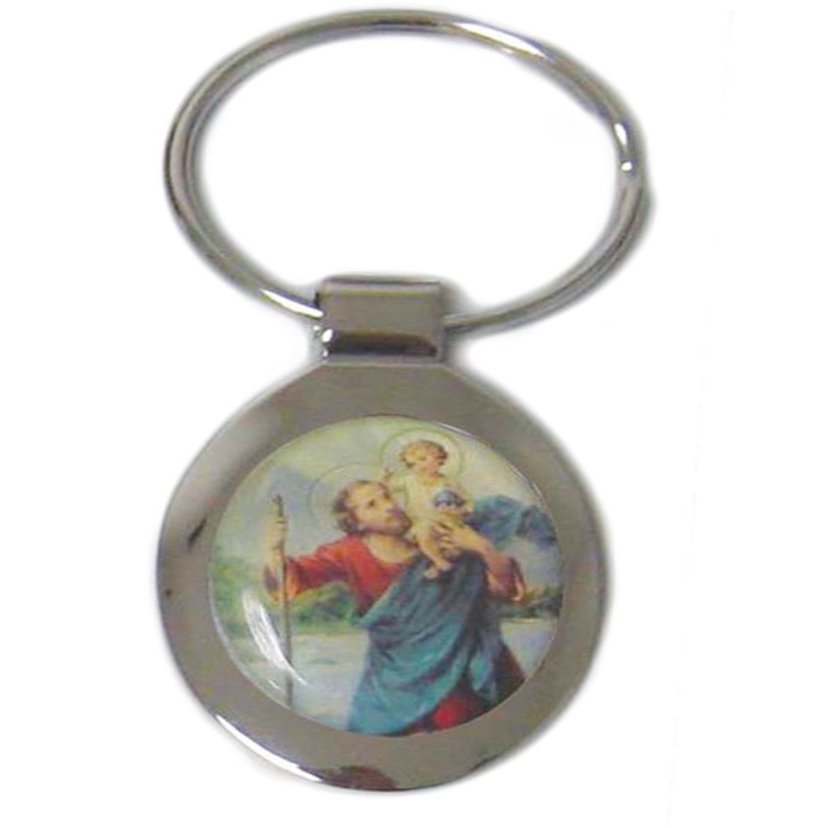 St. Christopher Keyring - Oval