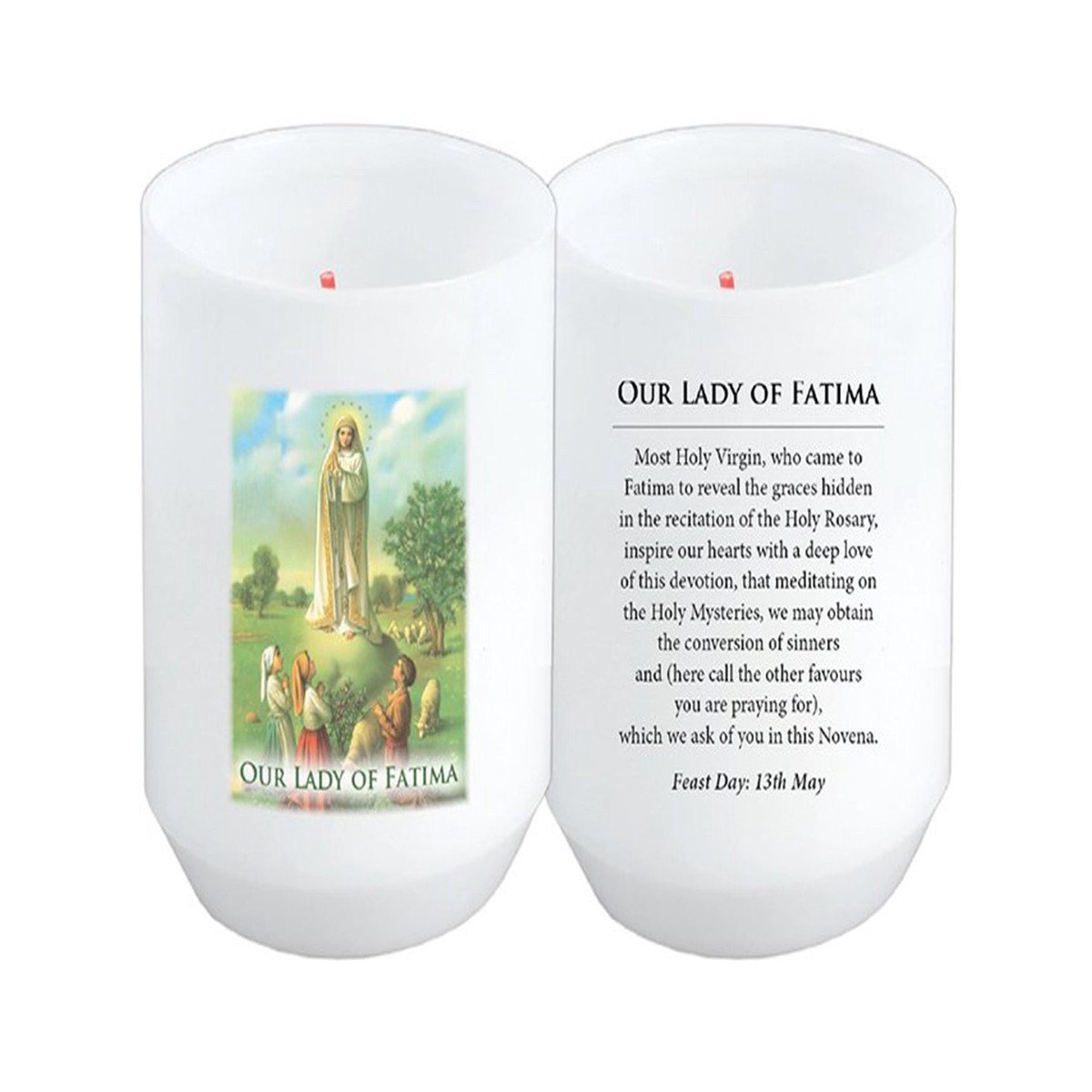 New Arrival Devotional Candle - OL Fatima