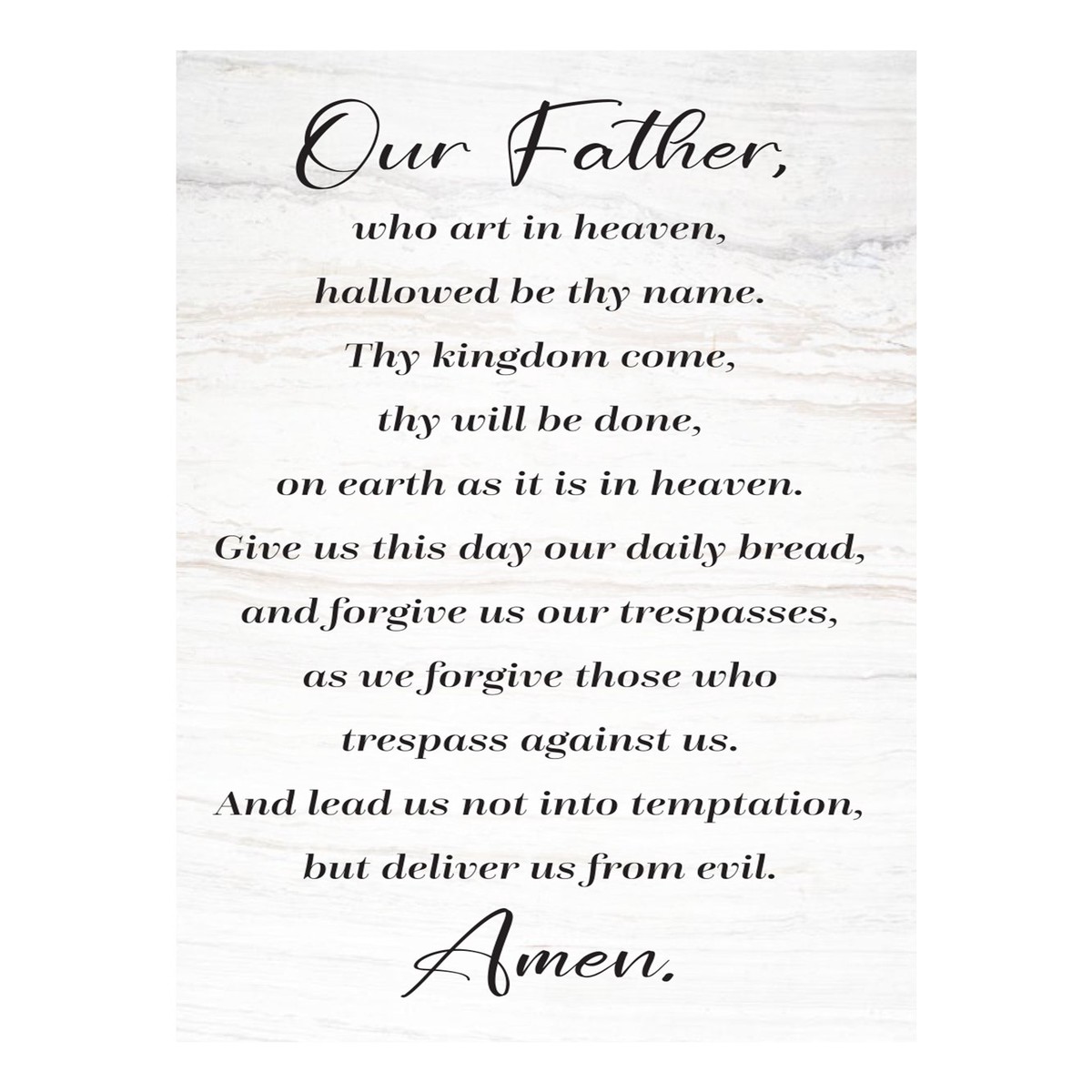 'Our Father' Themed Holy Cards