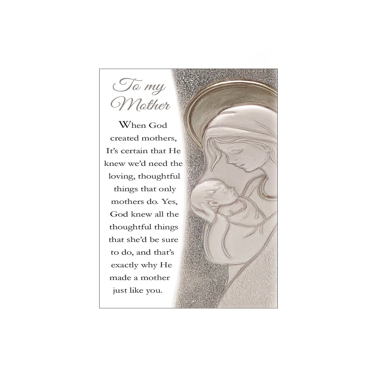 To My Mother Holy Card