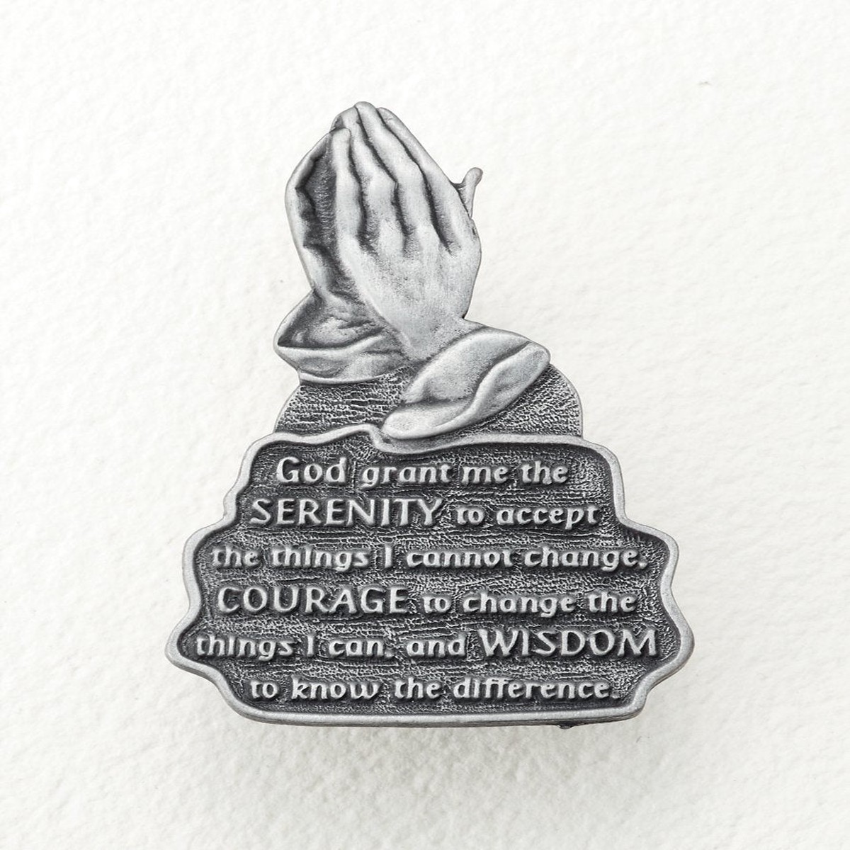 Praying Hands Auto Visor Clip