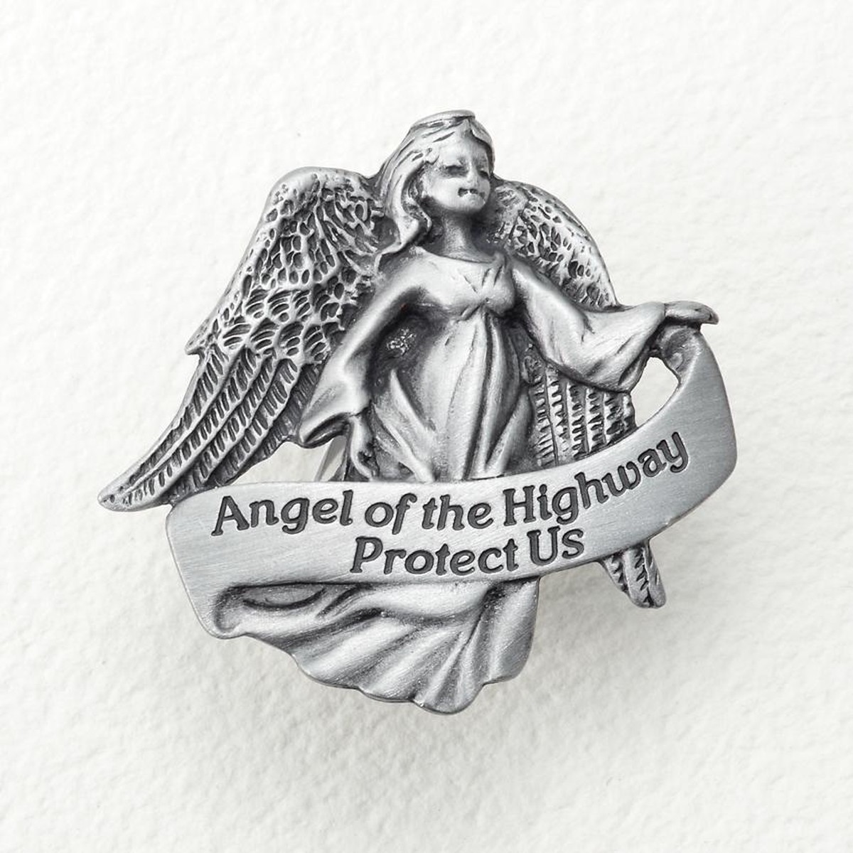 Angel of the Highway Auto Visor Clip