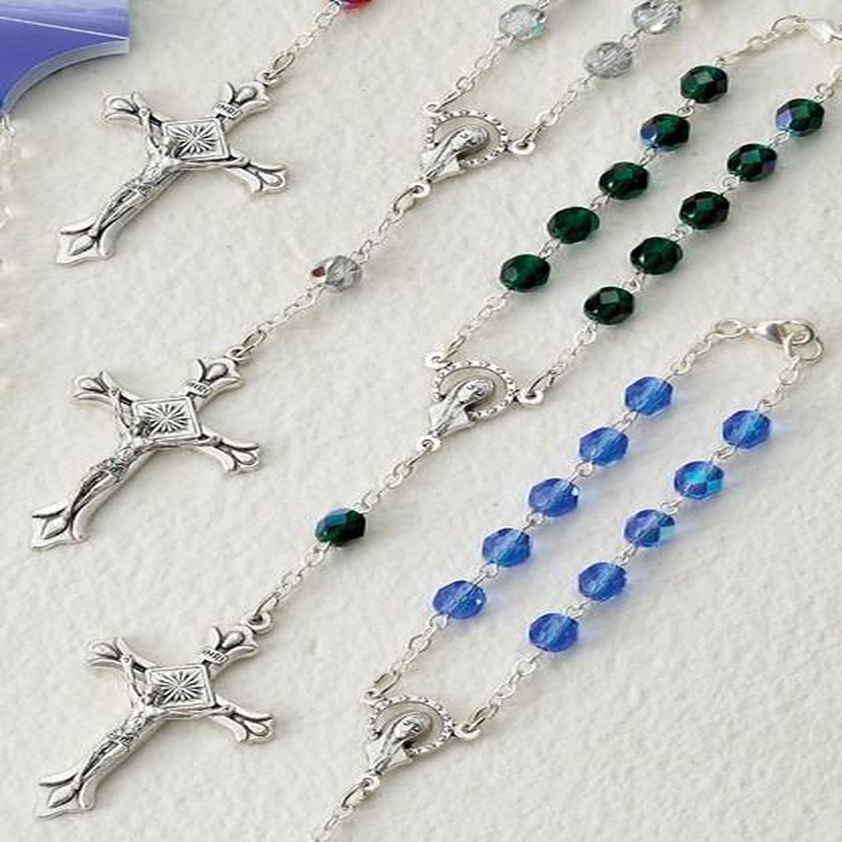 Green Auto Rosary