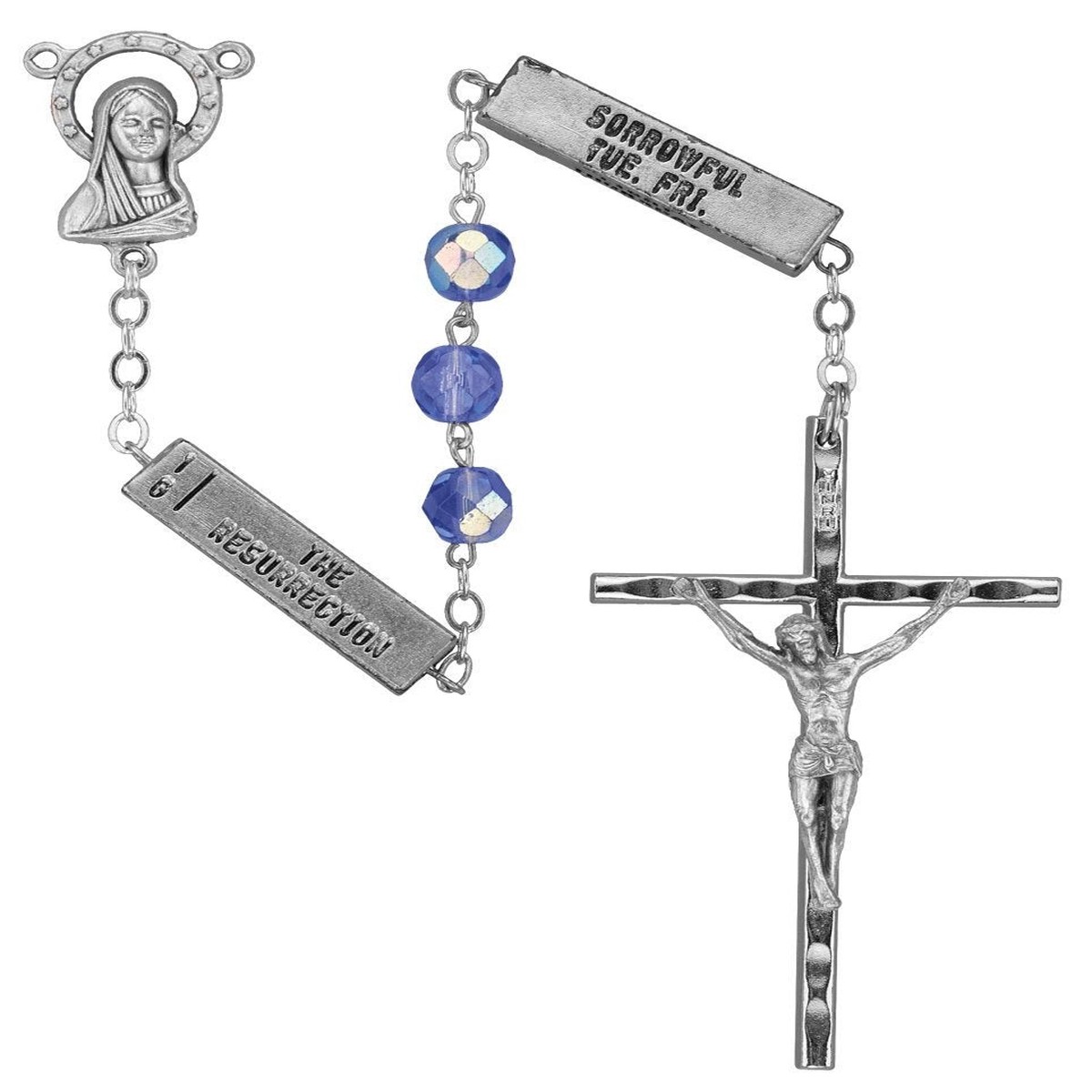 Sapphire Mysteries Rosary