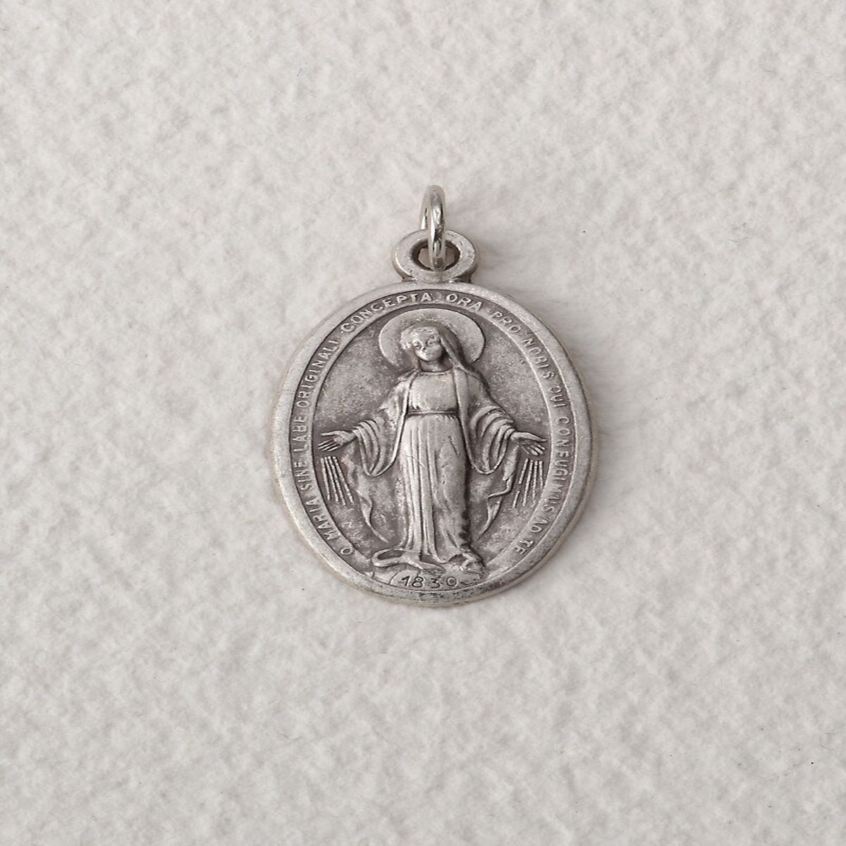 Miraculous Oxidized Silver Medal