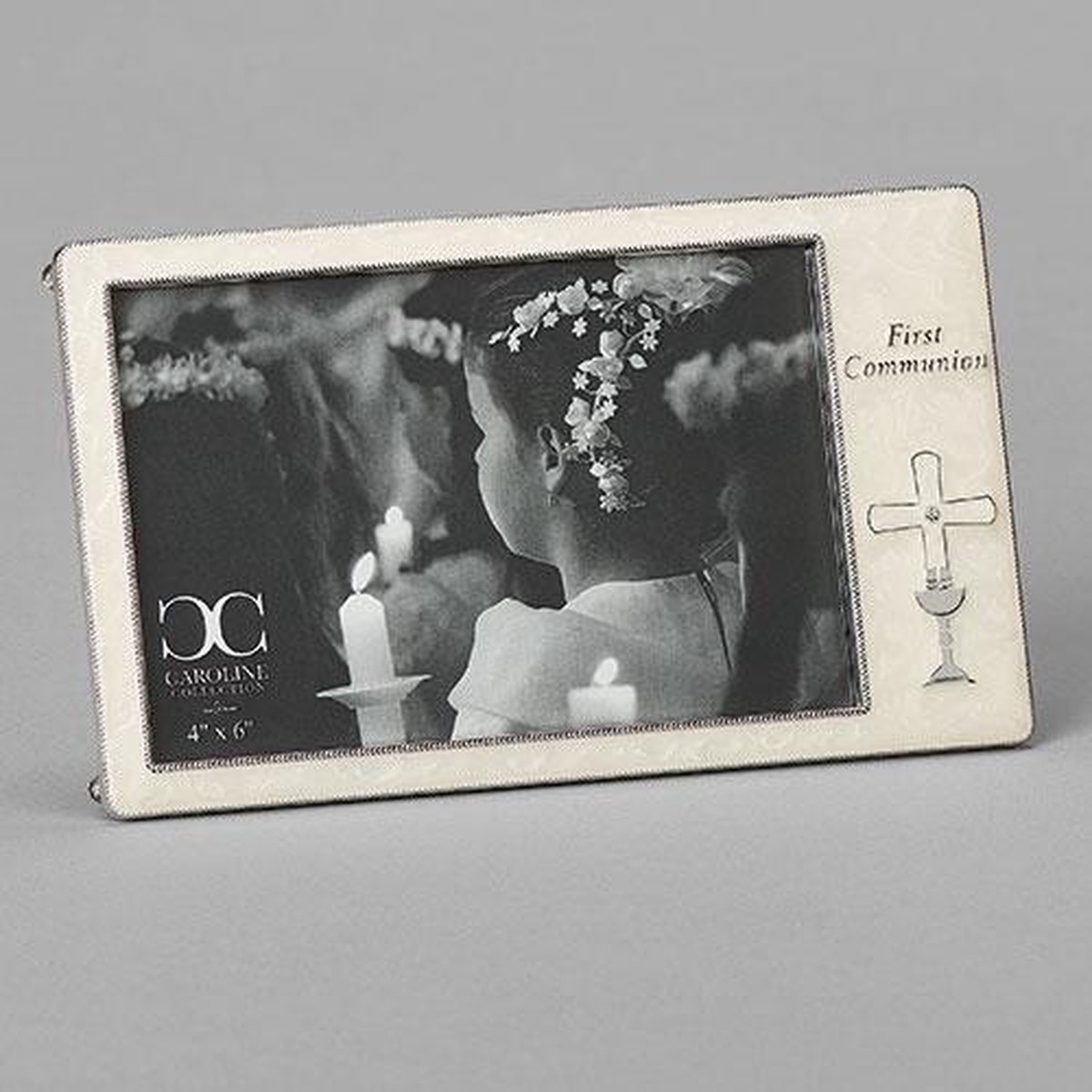 Pearl First Communion Frame 4"