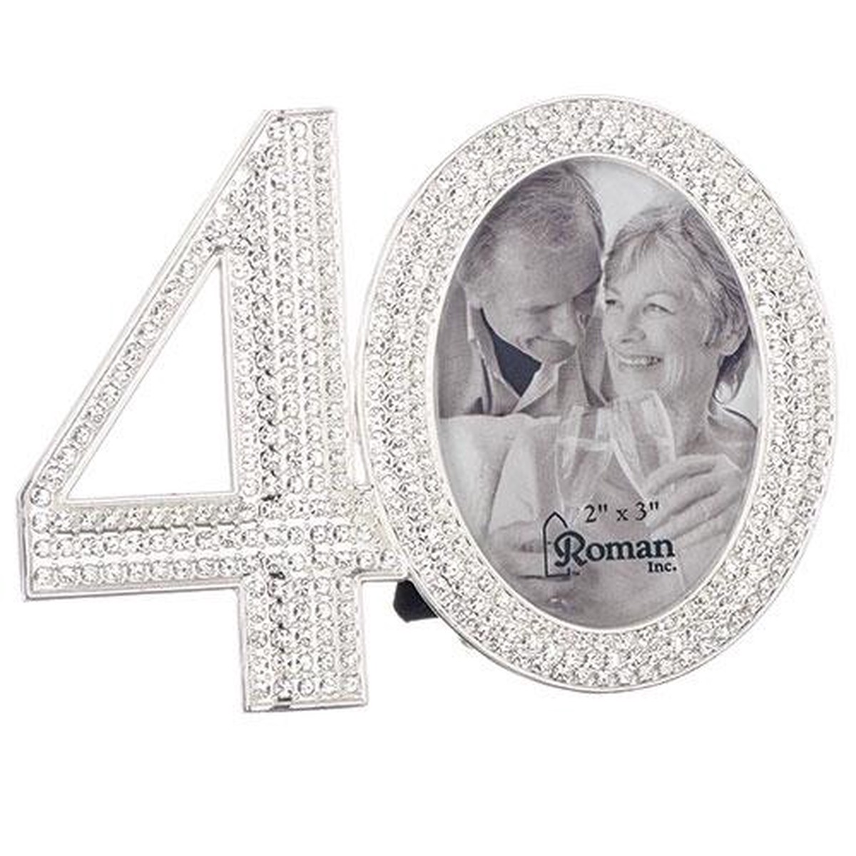 40th Anniversary Rhinestone Frame