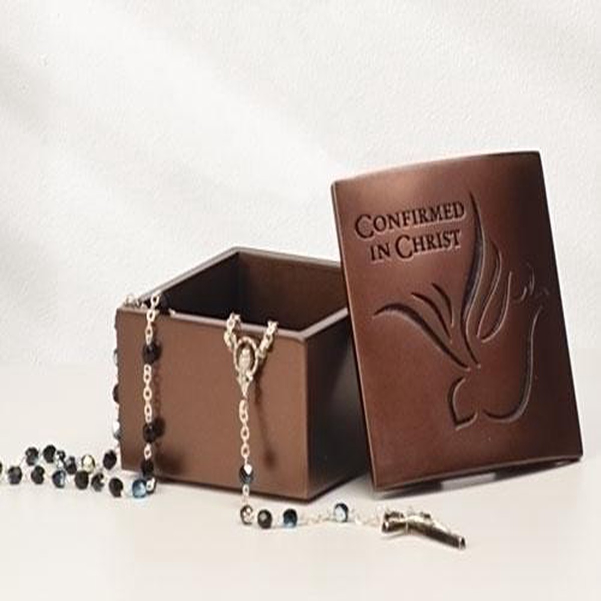 Bronze Confirmation Keepsake Box