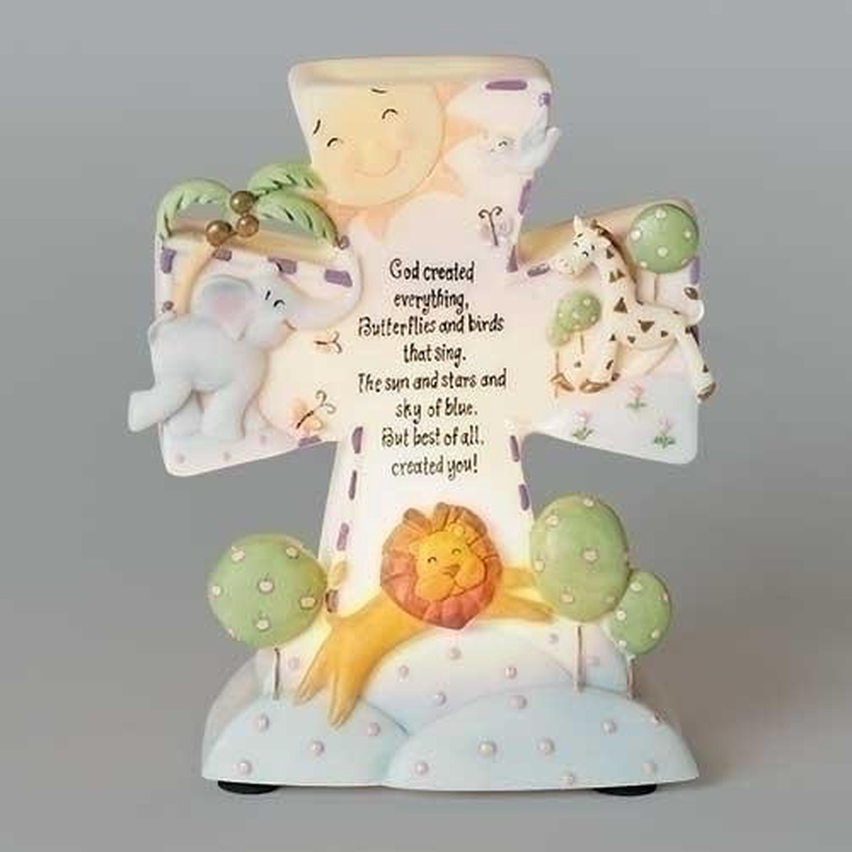 God Created Everything Tabletop Night Light