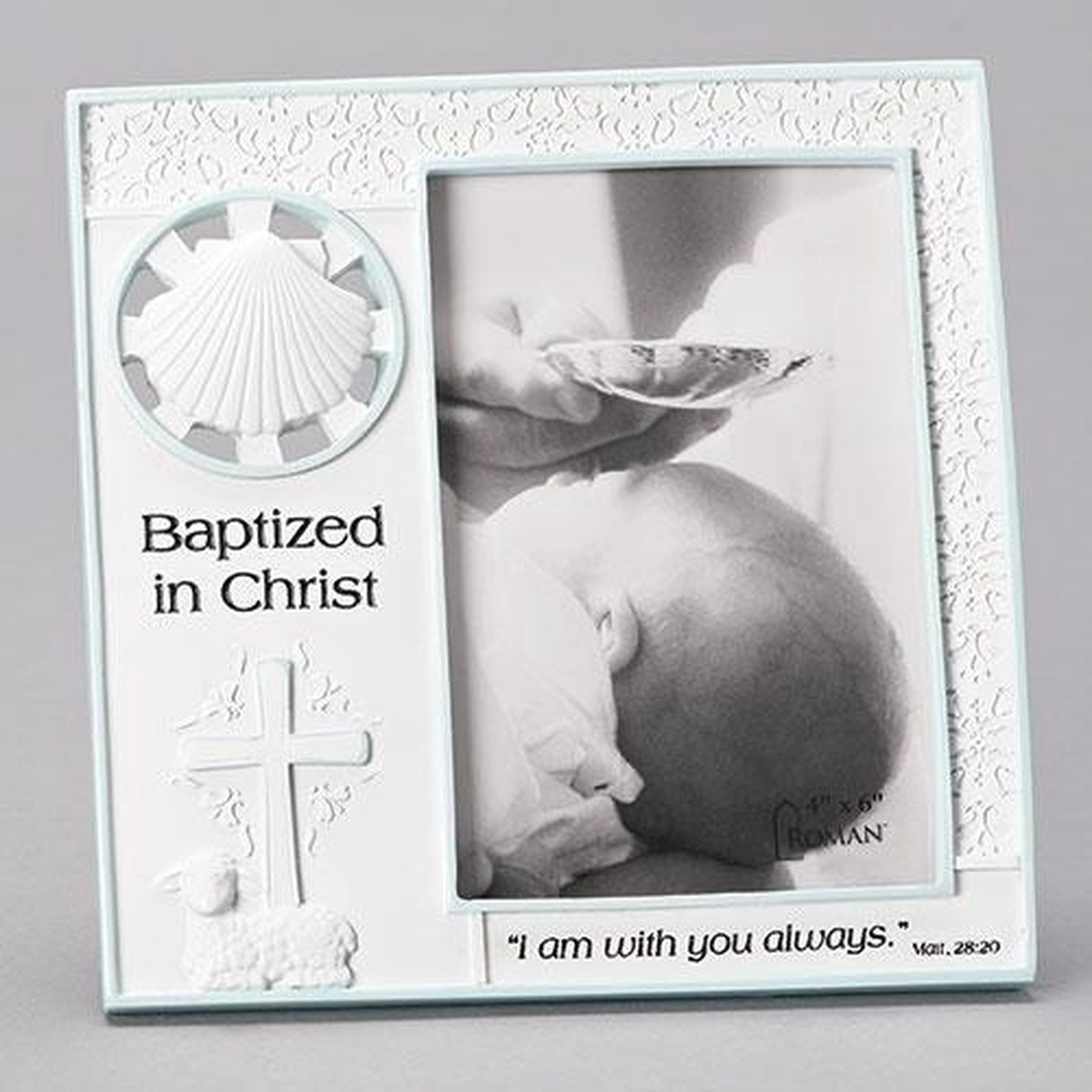 Shell Baptism Frame - Boy