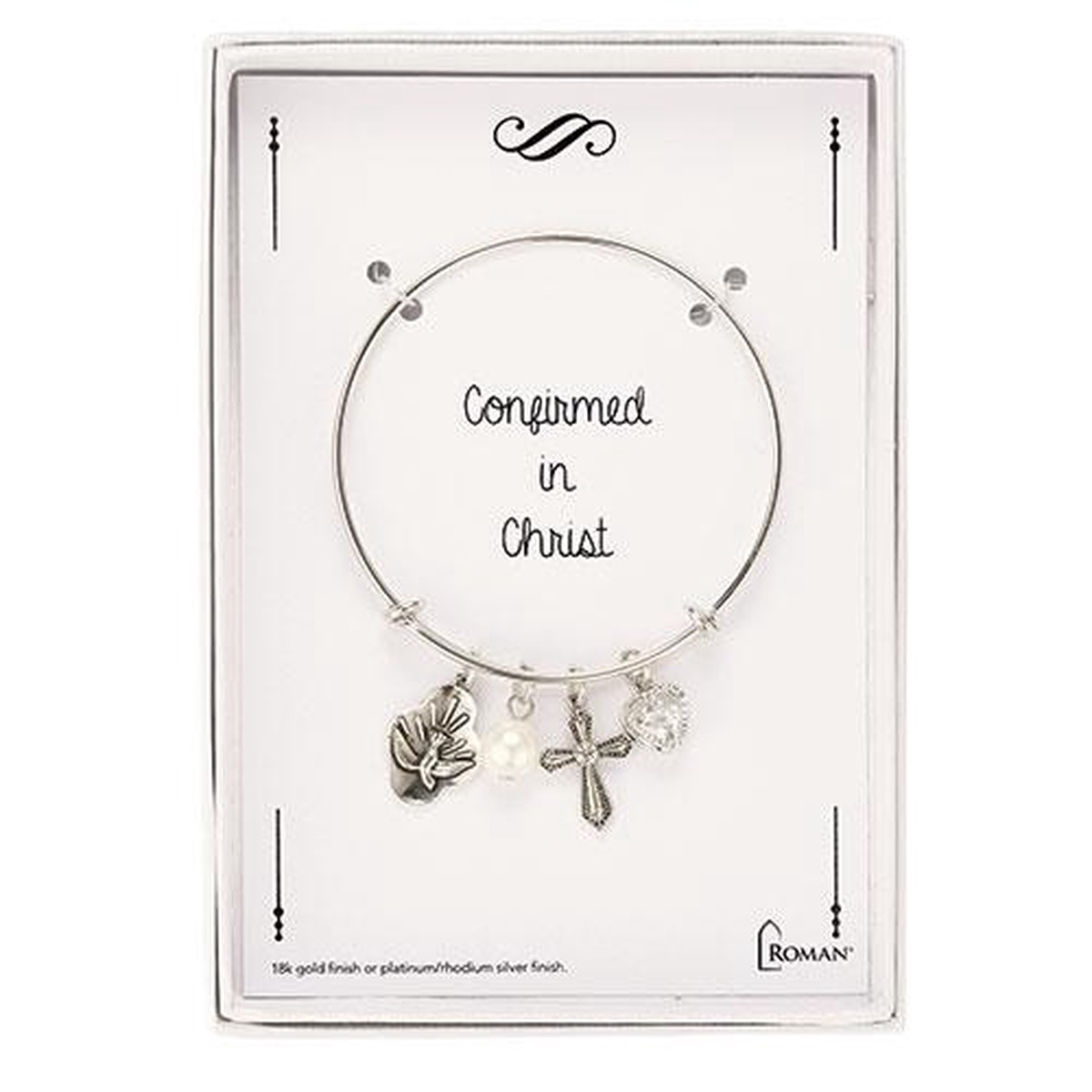 Silver Confirmation Charm Bracelet