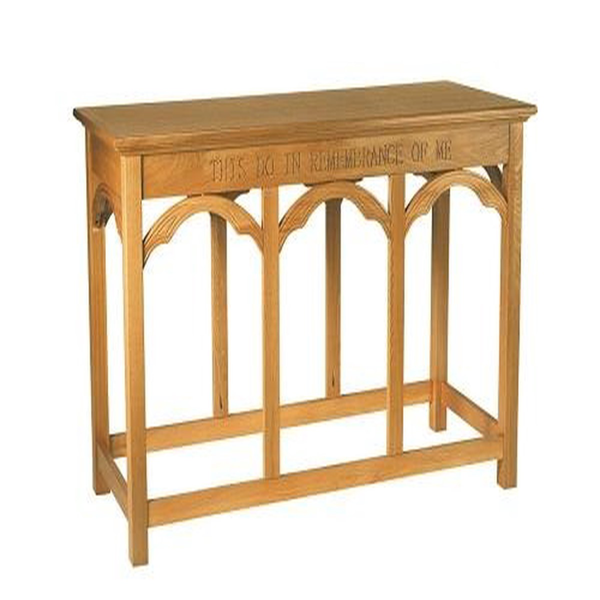 54" Communion Table - Medium Oak
