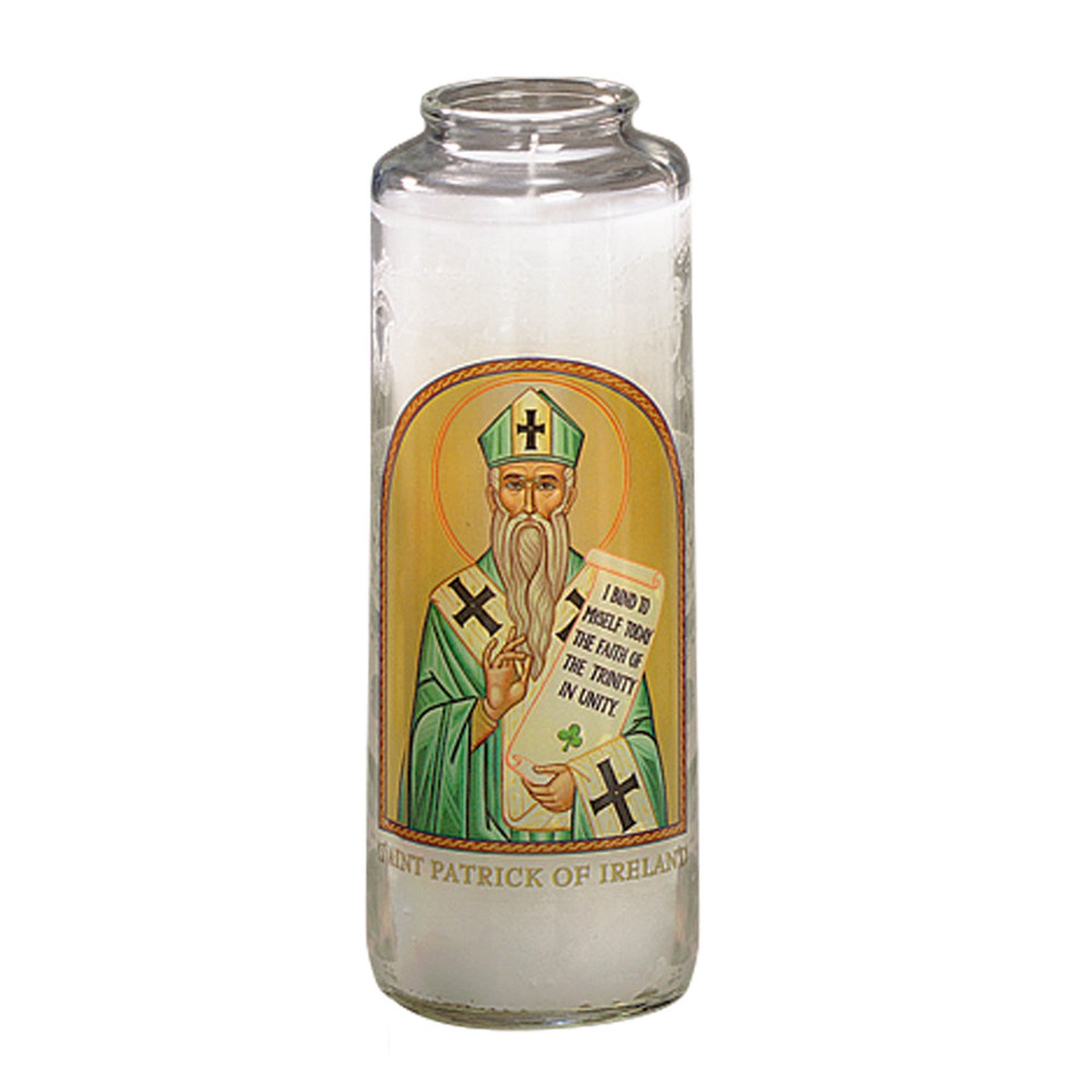 St Patrick 5 Day Candle