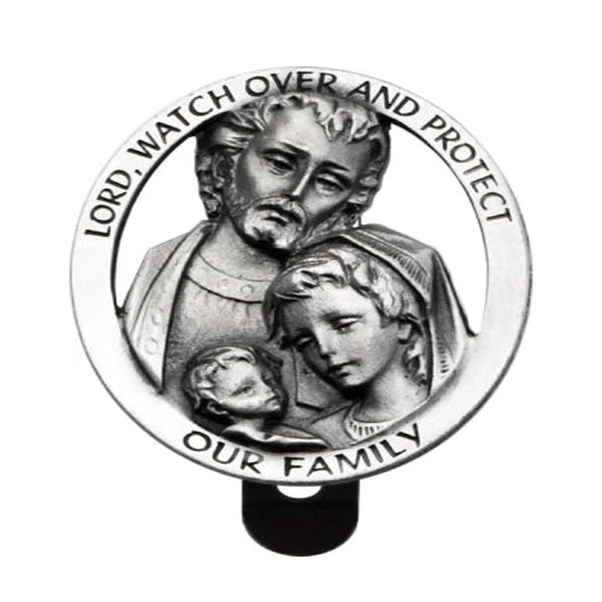 Holy Family Auto Visor Clip 2"