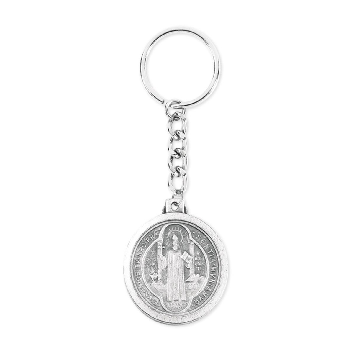 St. Benedict Key Ring 1-1/8"