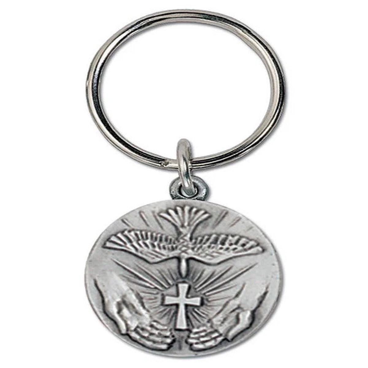 Trinity Pewter Key Ring