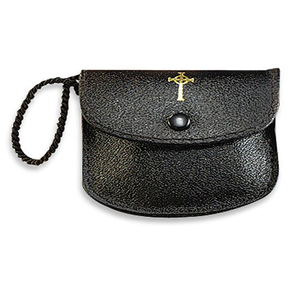 Black Medium Burse with Strap