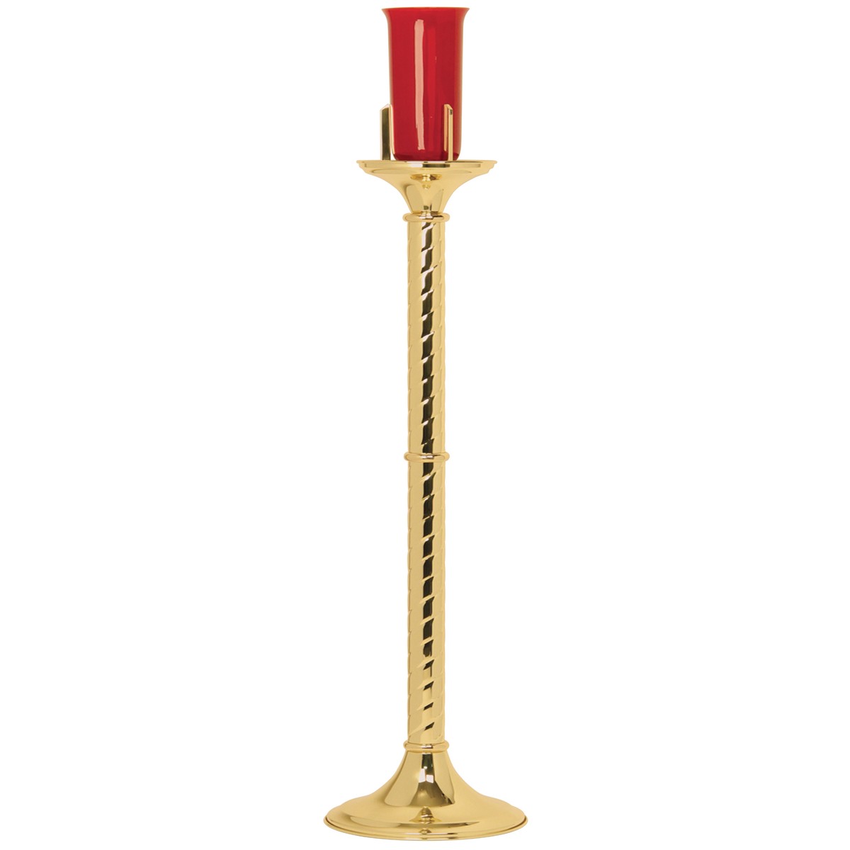 Solid Brass Standing Sanctuary Lamp 44"