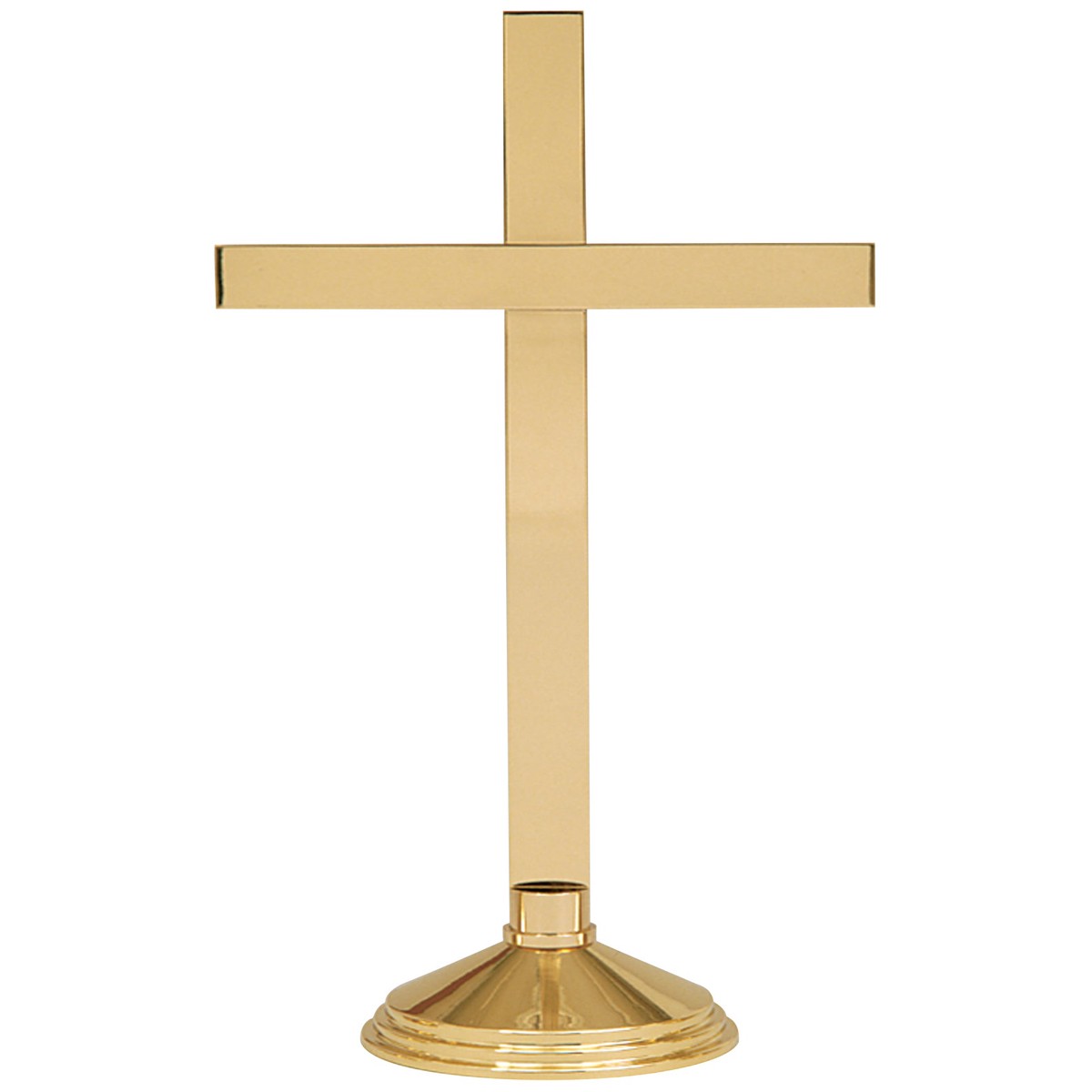 Solid Brass Altar Cross 24"