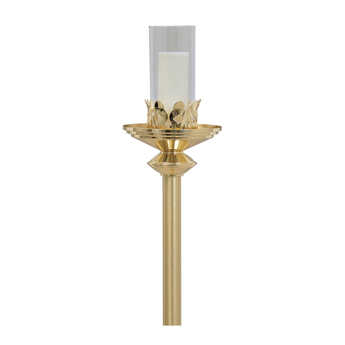 Solid Brass Processional Torch 48"