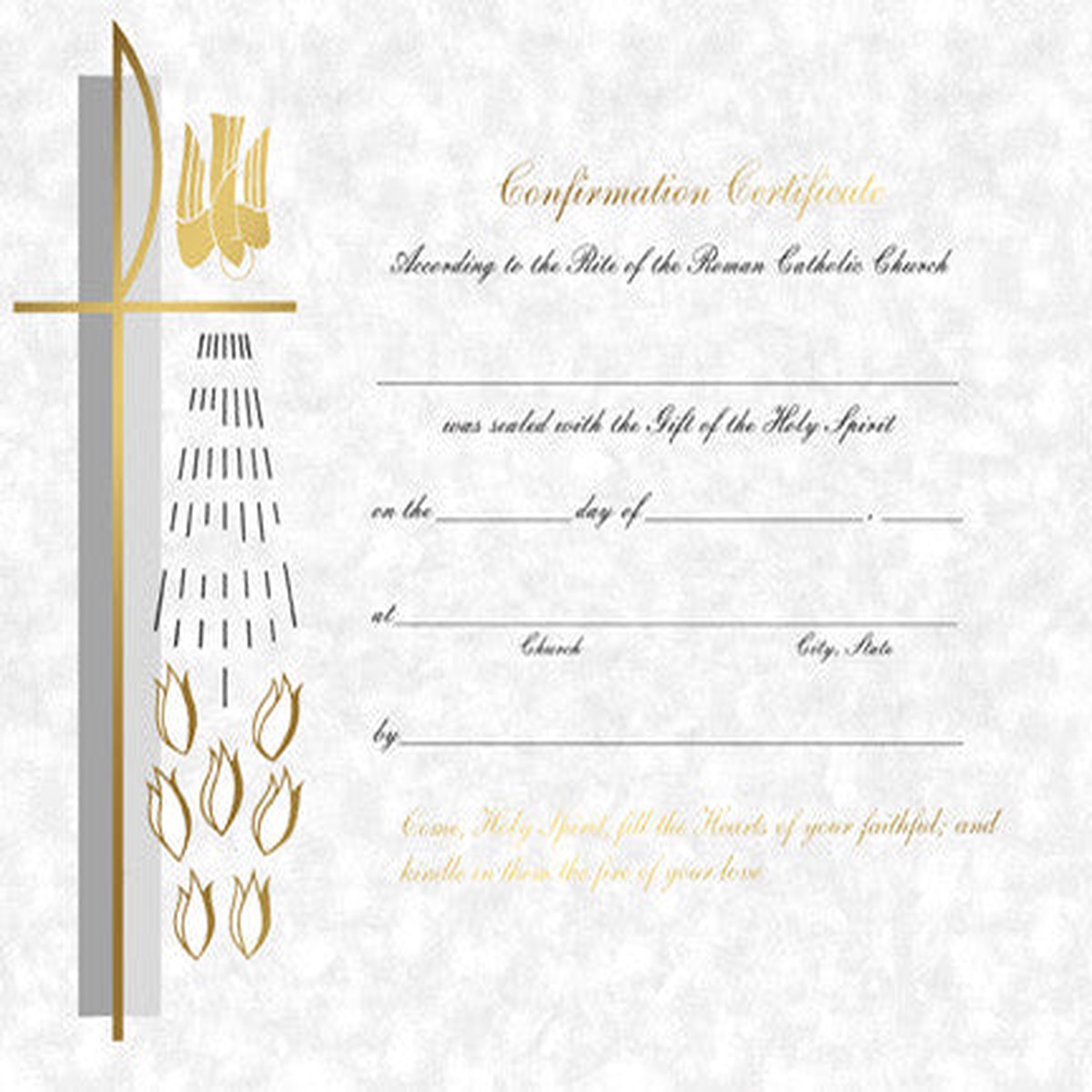 Parchment Collection: Confirmation Certificate