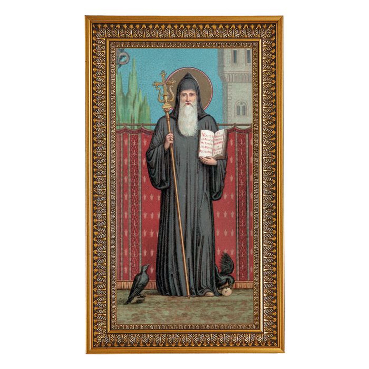 St. Benedict framed art-TA154-644