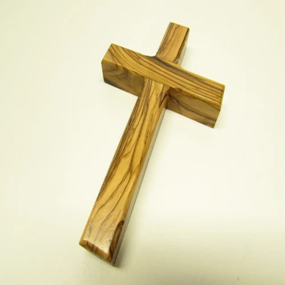 4.75" Olive Wood Christian Wall Cross - Hand Made in the Holy Land - Jerusalem