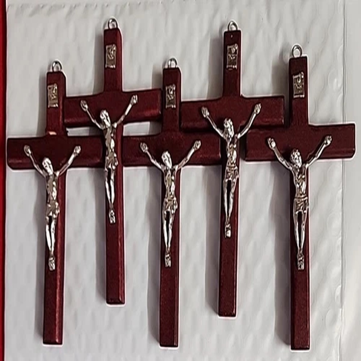 5 Wooden Metal Wall Cross CHRISTIAN 5 X3 Inches GIFT