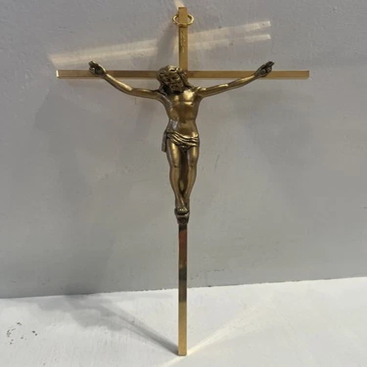 - Brass Crucifix Christian Cross Religious Wall Hanging